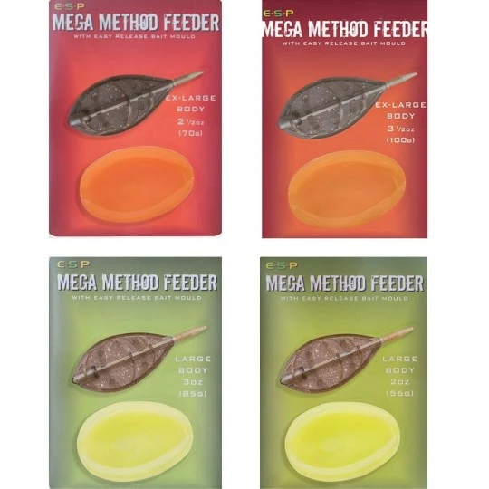 DRENNAN Mega Method Feeder + Bait Mould 3 DRENNAN Mega Method Feeder + Bait Mould