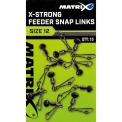 MATRIX X-Strong Feeder Snap Links Size 10