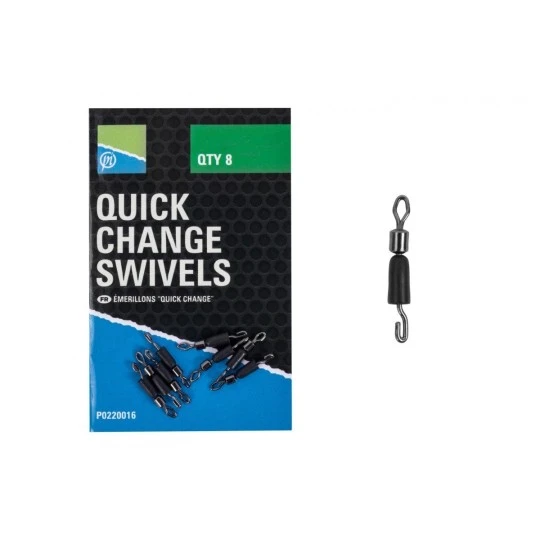 PRESTON Quick Change Swivels 3 PRESTON Quick Change Swivels
